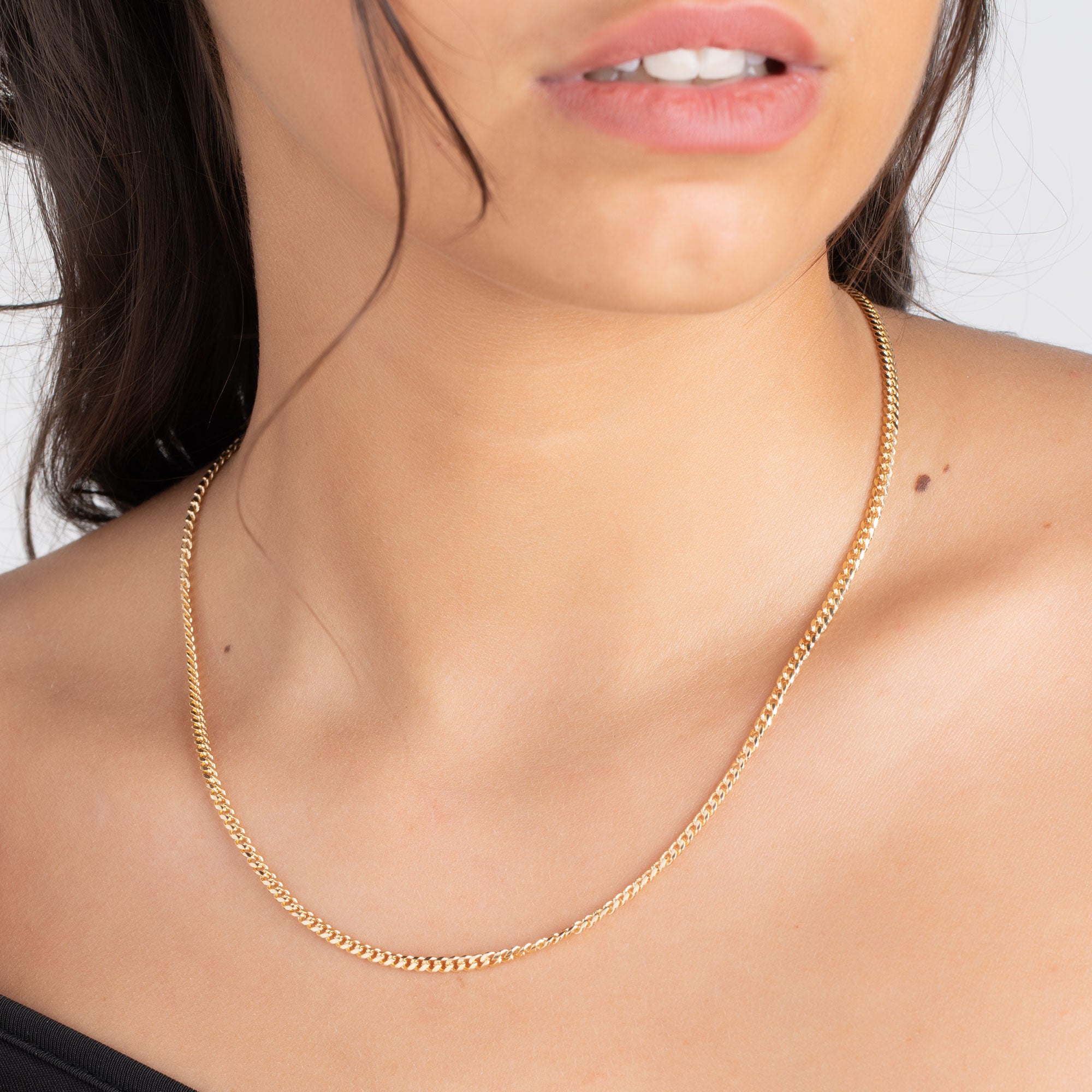 18k Gold Plated Miami Cuban Necklace 3mm Thick