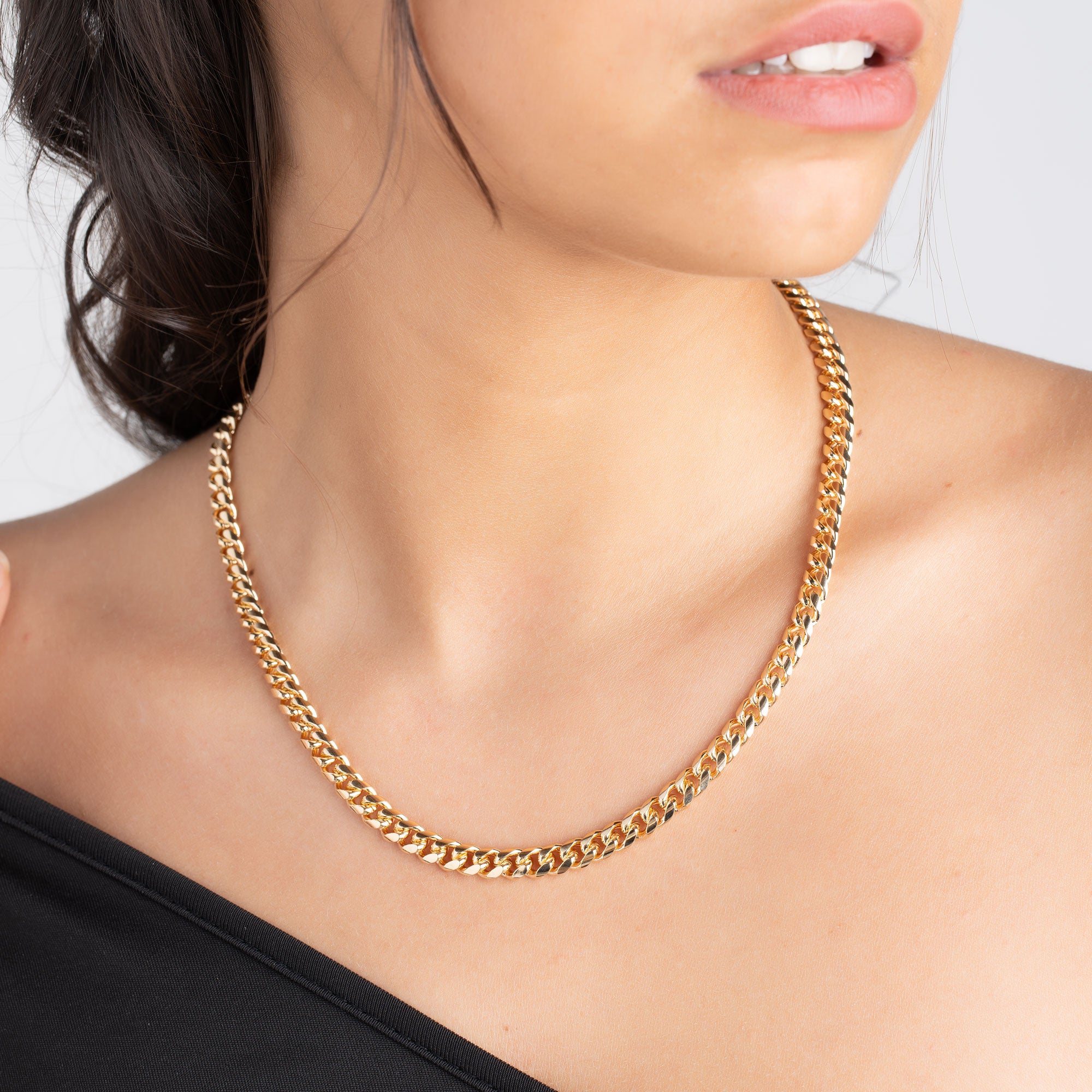 18k Gold Plated Miami Cuban Necklace 6mm Thick