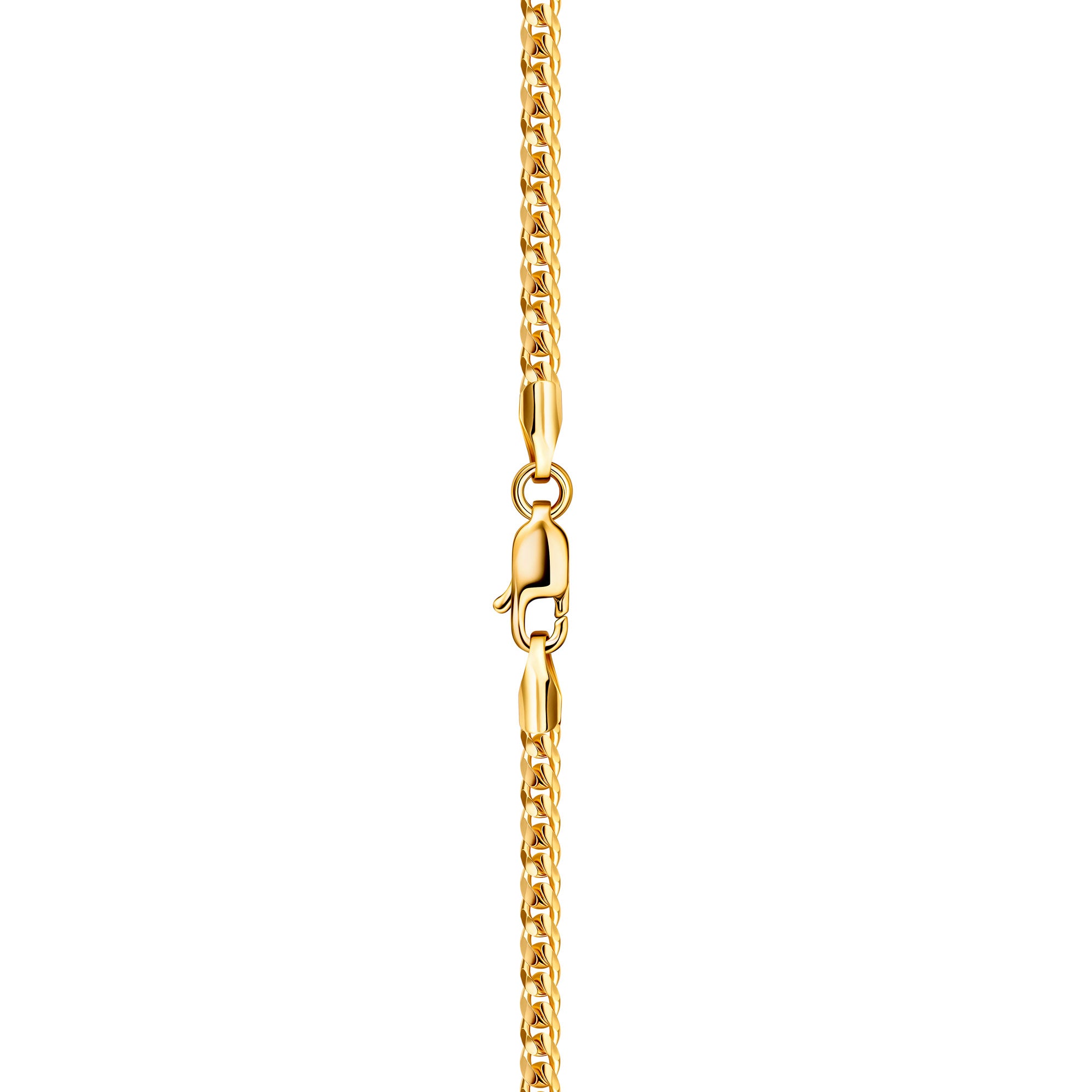 18k Gold Plated Miami Cuban Necklace 3mm Thick