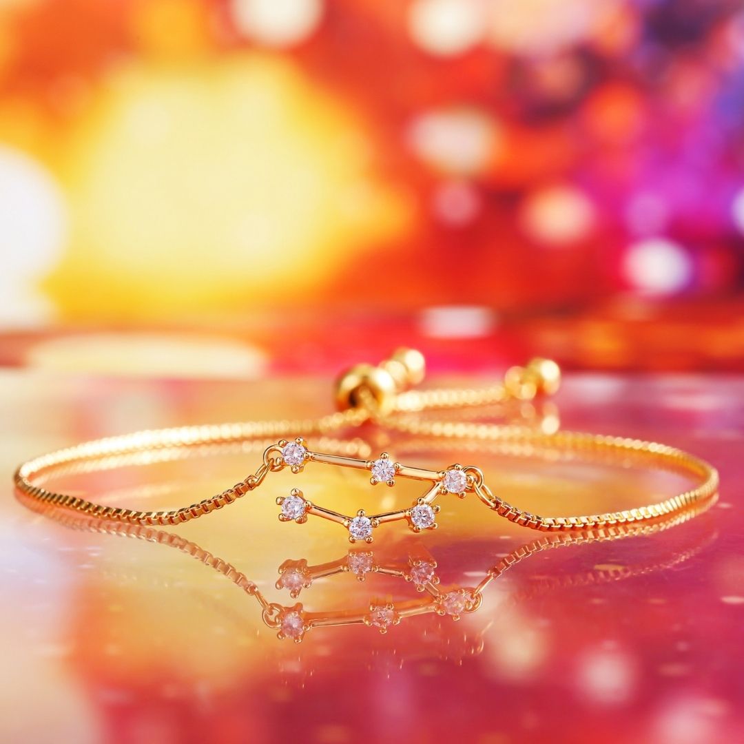 18K Gold Plated Zodiac Constellation Bracelets