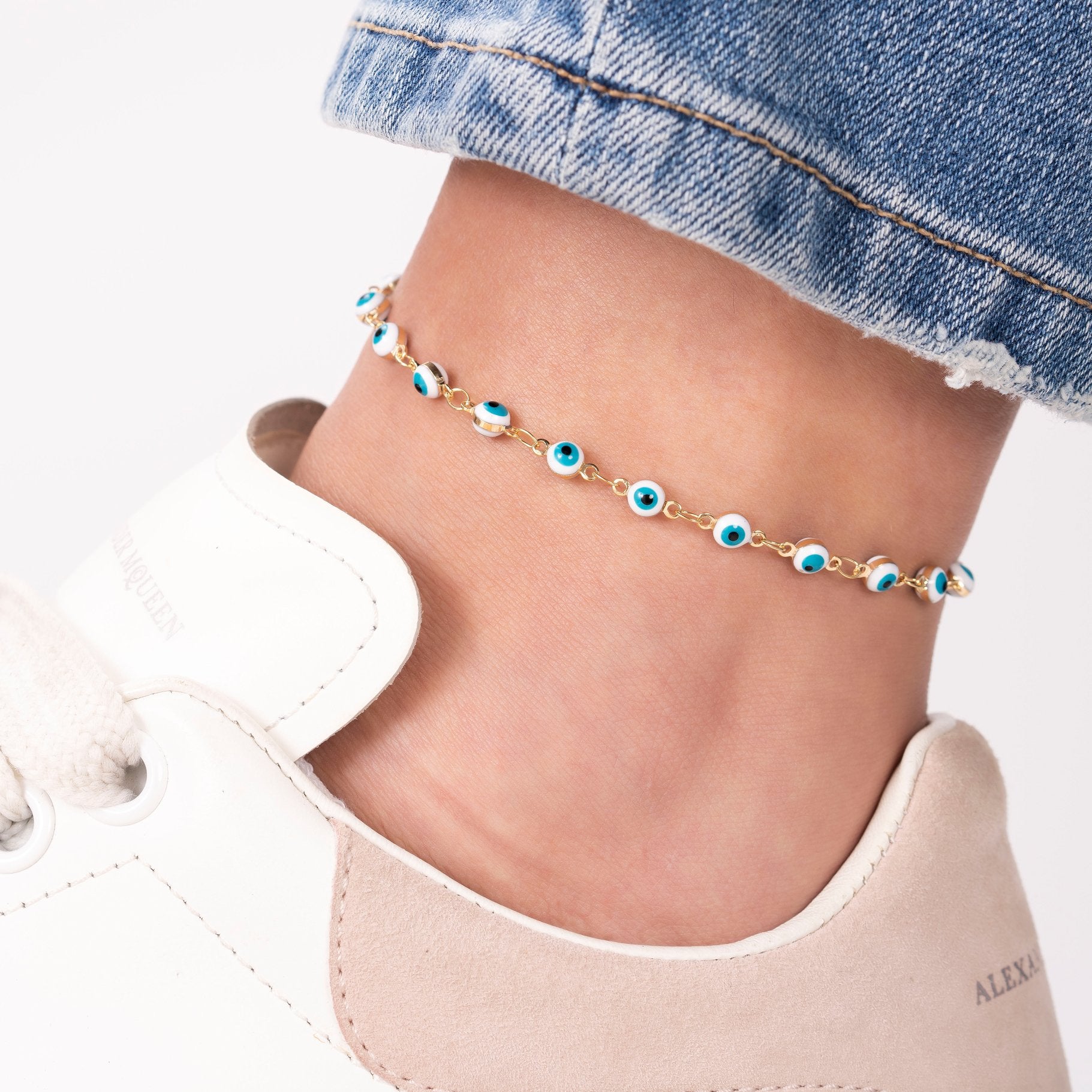 Blue on sale eye anklet