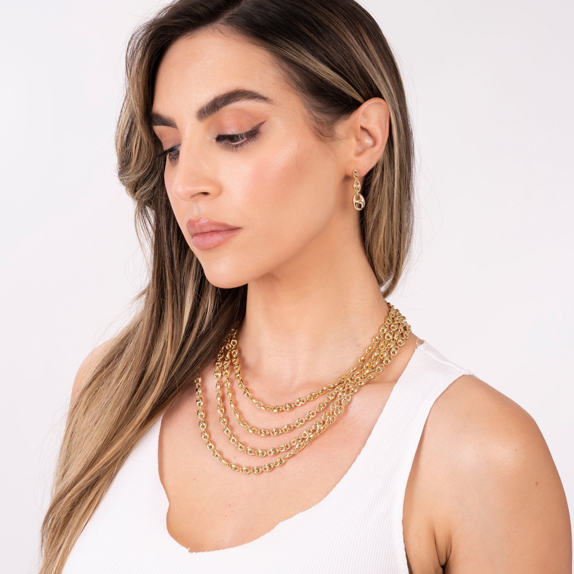 Graduated Mariner Drop Earrings