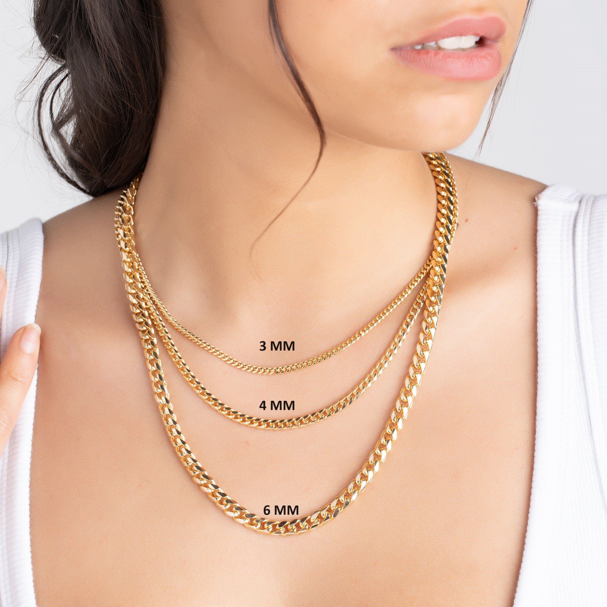 18k Gold Plated Miami Cuban Necklace 6mm Thick