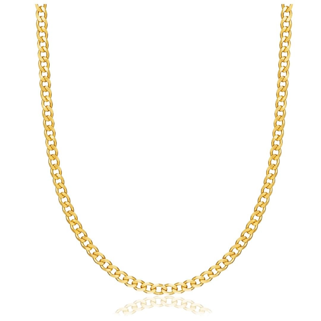 18K Gold Plated 5mm Cuban Link Necklace