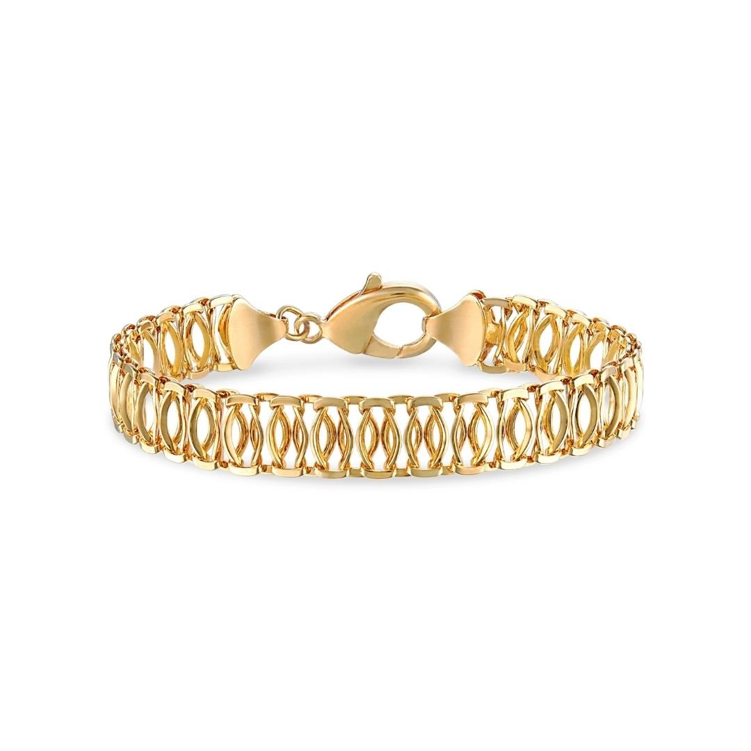 18K Gold Plated Chunky Chain Bracelet